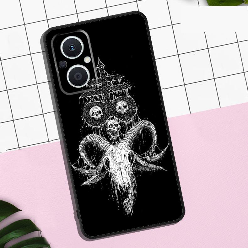 Чехол Дьявол Сатана для OPPO Reno 7 8 10 11 12 13 Pro 13F 12F 11F 8T OPPO Find X8 Pro X6 X3 X5 Lite