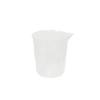 Transparent Round Handleless Measuring Cup with Spout and Scale