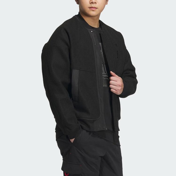 Adidas Куртка Melton серии Wuji Мужские куртки черные IP4910