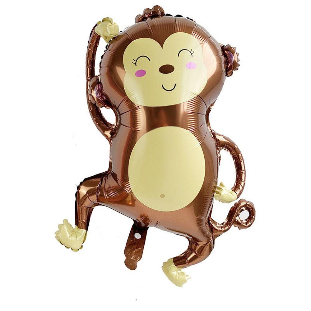Тигр Жираф Лев Обезьяна Лев Обезьяна Слон Воздушный шар Животные джунглей Воздушные шары Вечеринка по случаю дня рождения