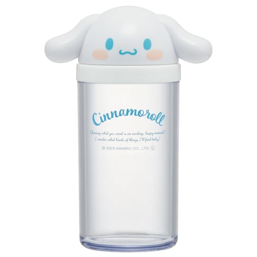 Skater Die-Cut Sprinkle Condiment Case, 220ml, Rotating, Sanrio Cinnamoroll Design, TW92D