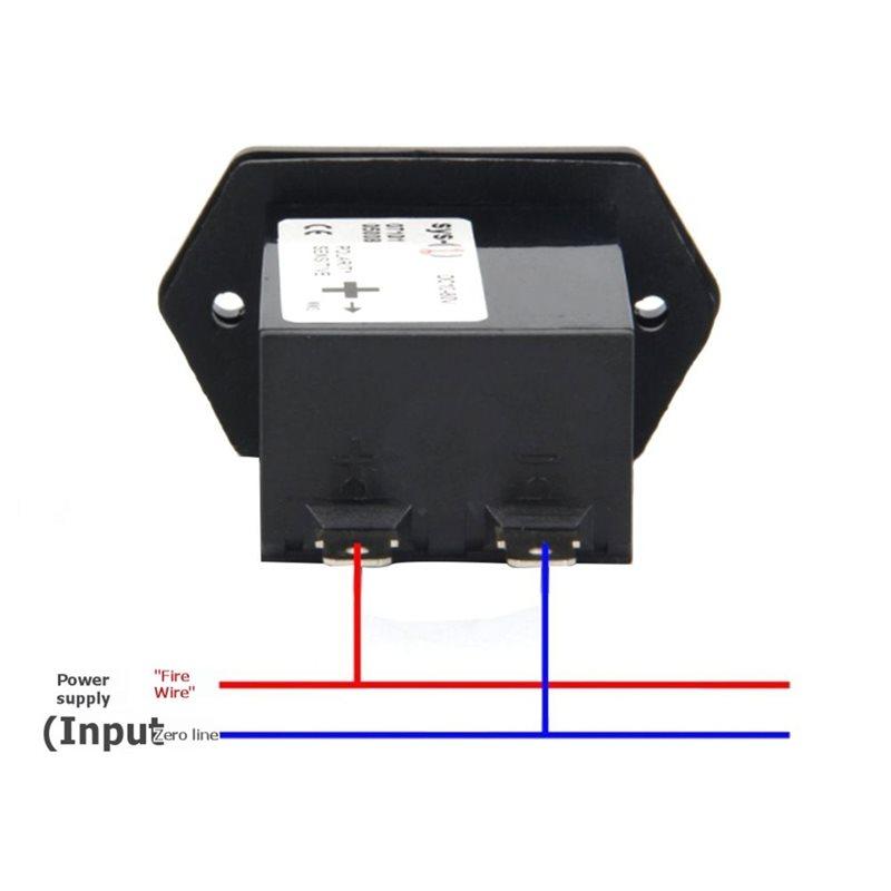AT19-SYS-1 DC 10V-80V Часовой счетчик Прямоугольный Герметичный Для Инженерного Транспорта Генератора