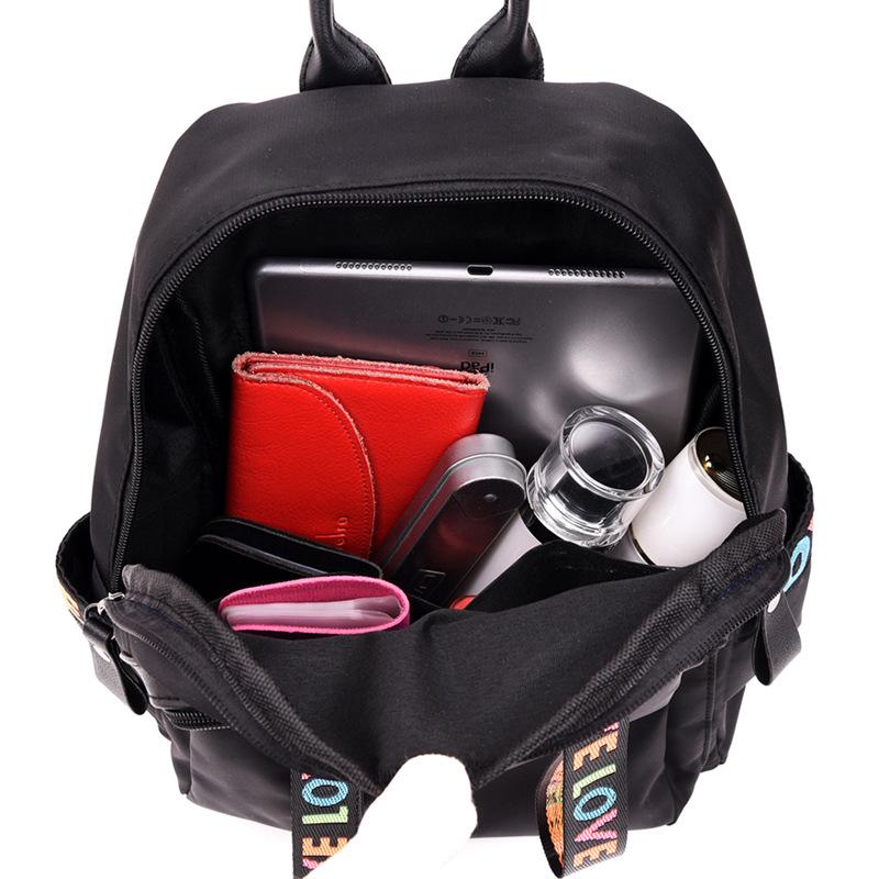 Модный женский прочный рюкзак с фирменным логотипом