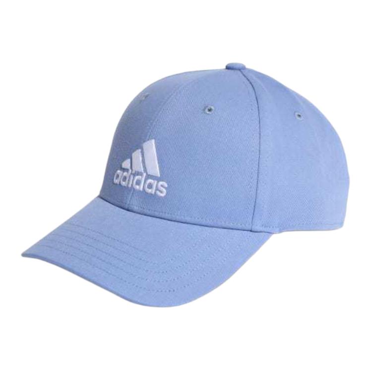 Adidas Logo Cotton Baseball Cap Unisex hats Blue IC9694