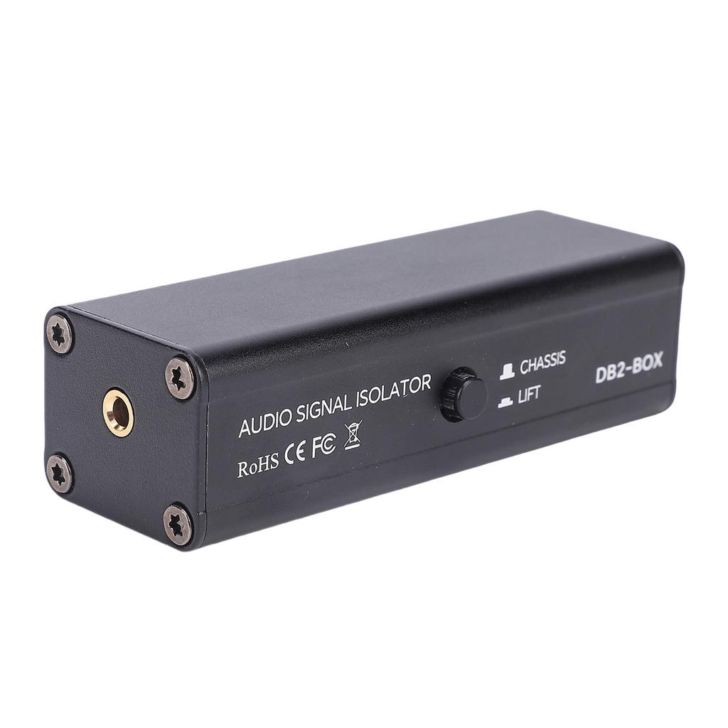 Audio Signal Isolator Passive Hum Eliminator Precise Isolation 3.5mm Interface Audio Noise Filter for Concert Studio