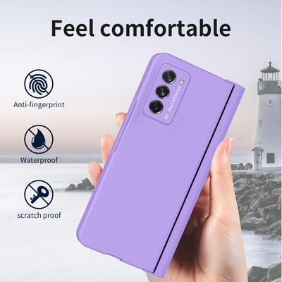 Модный чехол с полной защитой без отпечатков пальцев для Samsung Galaxy Z Fold 4 Fold4 Fold3 Fold2 Fold 2 3 Zfold4 Стеклянная пленка S Pen Capa