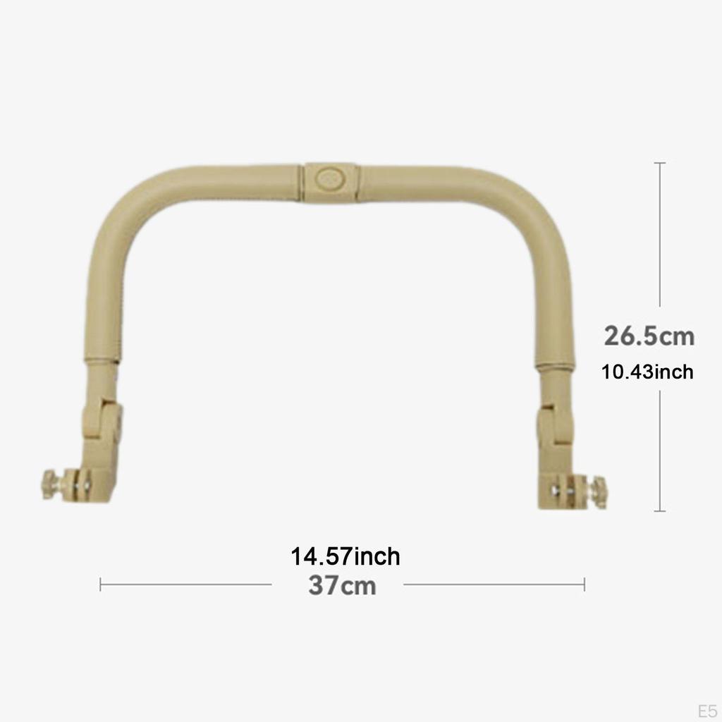 Pram Armrest Bar Carriage Safety Handle Pushchair Handrails Front