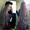 Women 100cm Long Curly Wavy Synthetic Full Hair Wig Hairpiece Party Cosplay Prop