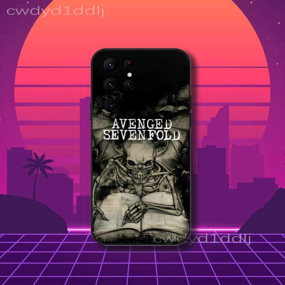 A7X A-Avenged S-Sevenfold Phone Case For Samsung S10,S21,FE,S21 ,S26,S25,S24,S23,Ultra,S9,S22,Plus Black Shockproof TPU