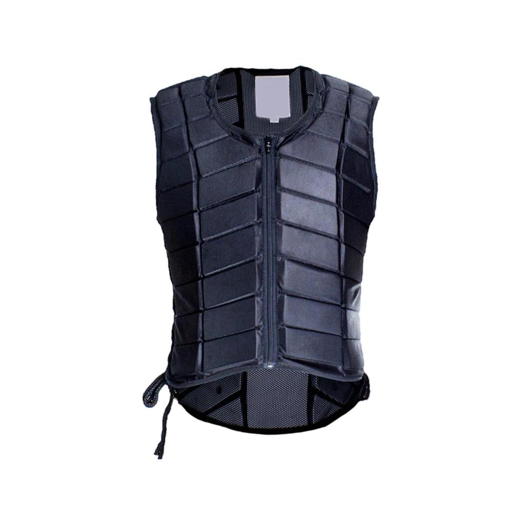 Adult Riding Vest with Shock-Absorbing Structure, Accessory in Polyester, Foam Extended Padding for