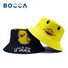 Кепка-ведро с рисунком уток Bocca Желтый узор Рыбацкая кепка Унисекс Двусторонняя Панама Кепки для унисекс и женщин Защита от солнца для улицы