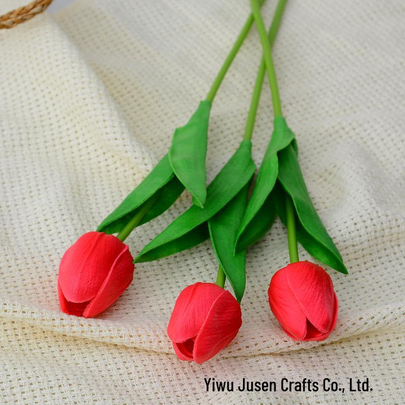 Искусственные тюльпаны для домашнего декора и свадебных букетов