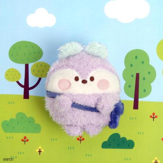 BT21 Брелок-фигурка в виде мини-куклы PONPON-ENJOY ver.