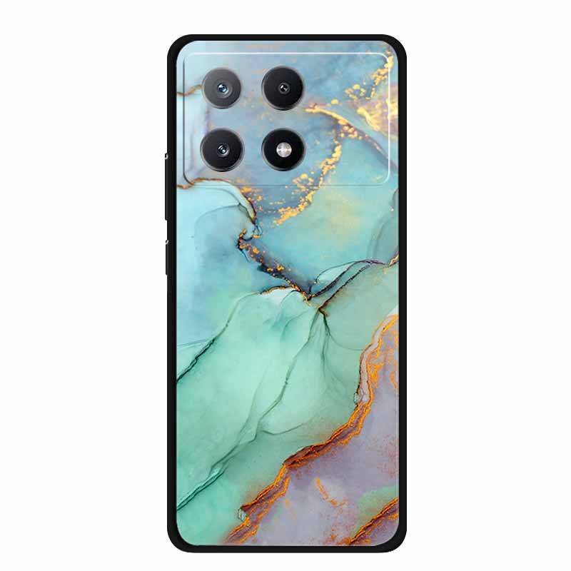 Чехол для Xiaomi Poco F8 Pro Градиентный Мраморный Силиконовый ТПУ Мягкий Чехол для Телефона для Poco F8 Pro Пастельная Задняя Крышка Funda Poco F8 Pro 5G