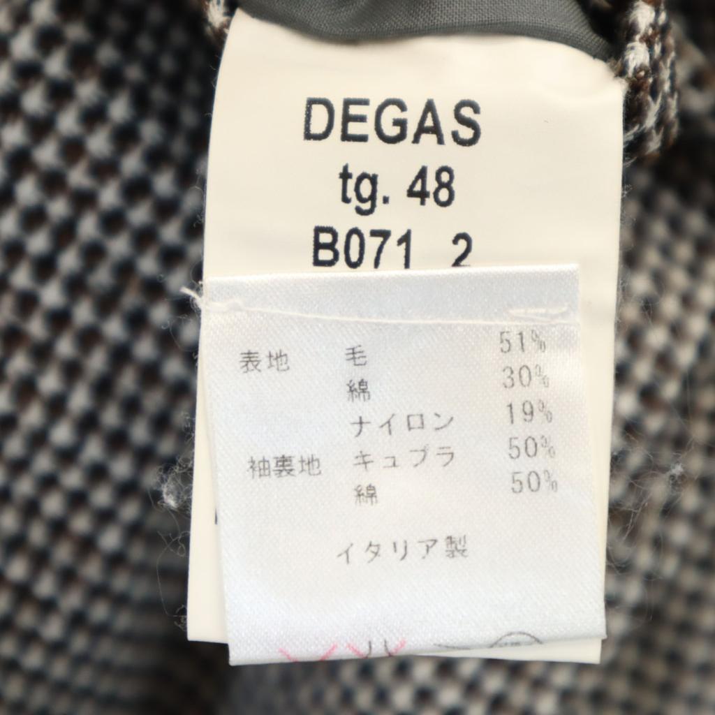 THE GIGI НЕ ОГЛЯДЫВАЙСЯ Сделано в Италии Шерстяная смесь Гусиная лапка Приталенный пиджак Мужской Б/у