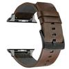 Кожаный ремешок для Apple Watch Ultra 2 49 мм, ремешок 9 8 7 45 мм 41 мм, высококачественный ремешок для IWatch Series 6 SE 5 4 44 мм 40 мм Correa