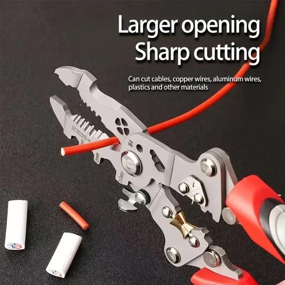 Adjustable Foldable Wire Stripper Clamping Automatic Wire  Stripping  Terminal Hand Tool