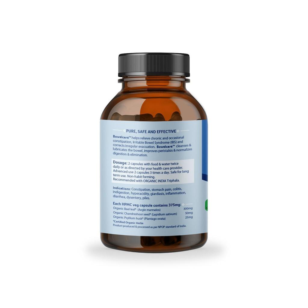 Бауэлкеа (180 кап, 375 мг), Bowelcare, Organic India