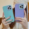 Мягкий жидкий силиконовый чехол ярких цветов для Iphone 14 13 12 11 Pro Max Xs Max Xr X Plus, противоударный бампер 2 в 1, задняя крышка