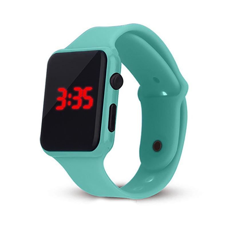 Трендовые светодиодные цифровые часы с зеркальным дизайном для студентов оптом