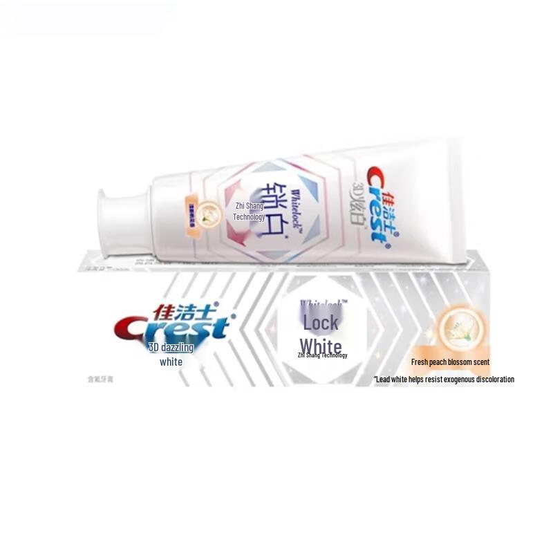 Crest Lock-White Зубная паста «Абсолютная свежесть» со вкусом персика