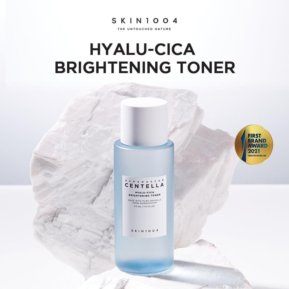 SKIN1004 Hyalu-CICA Brightening Toner 7.10 fl.oz(210ml) | Hyaluronic Acid CICA Niacinamide | Hydrating and Refreshing Multi-Care Solutions