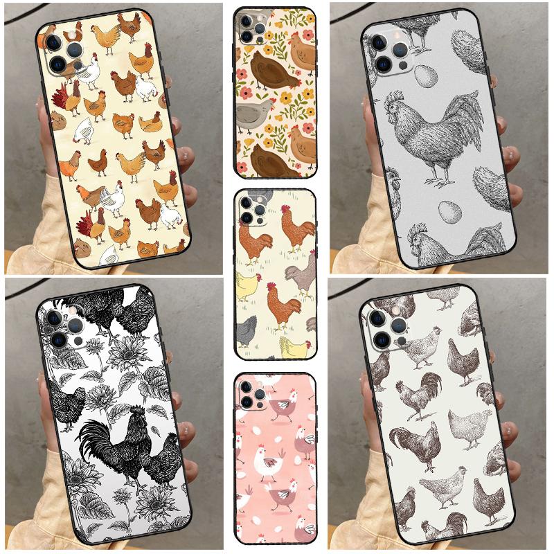Чехол с рисунком цыпленка для OPPO Reno 12 F 11F 13F 14F 10 11 13 14 Pro 7 8 Lite Чехол OPPO Find X9 X6 X5 X8 Pro