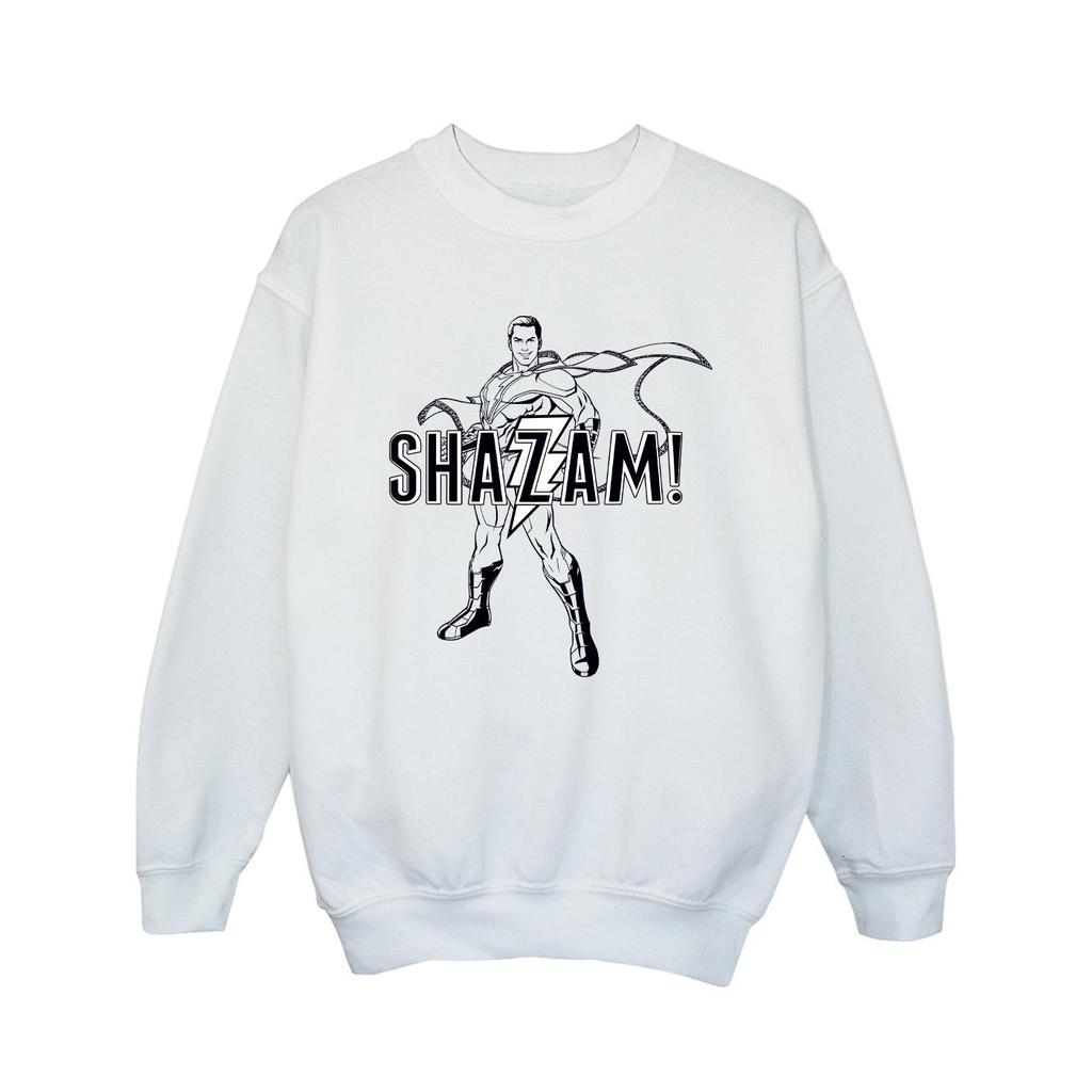 DC Comics Girls Shazam Outline Sweatshirt