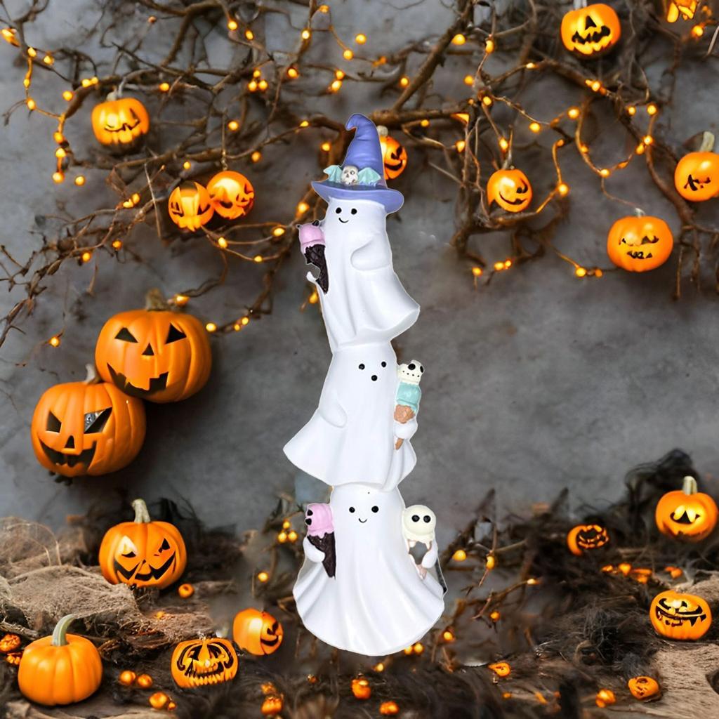 Хэллоуин Трехслойные Призраки Смола Декоративное Украшение