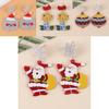 Christmas Earrings Collection With Santa Stars Bells And Bear Shapes For Women