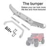Aluminium Alloy RC Front Bumper Guard Spare Upgrade Parts Accessories for RGT 1 10 Truck Overland Rock Cruiser