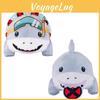 Jeff Shark Rivals Plush Toy Stuffed Doll Cartoon Decoration Swimming Ring