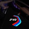 2PCS LED Car Door Welcome Lights for BMW X1 F49 2016- sDrive18Li sDrive20Li xDrive20Li xDrive25Le Projector Lamp Accessories