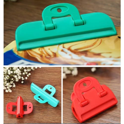 Asako Bag Clips, Set of 2, Clamps for Food Storage, Prevents Oxidation, Keeps Snacks and Food Fresh, Sealed Bags, and Prevents Moisture, Kitchen Use,