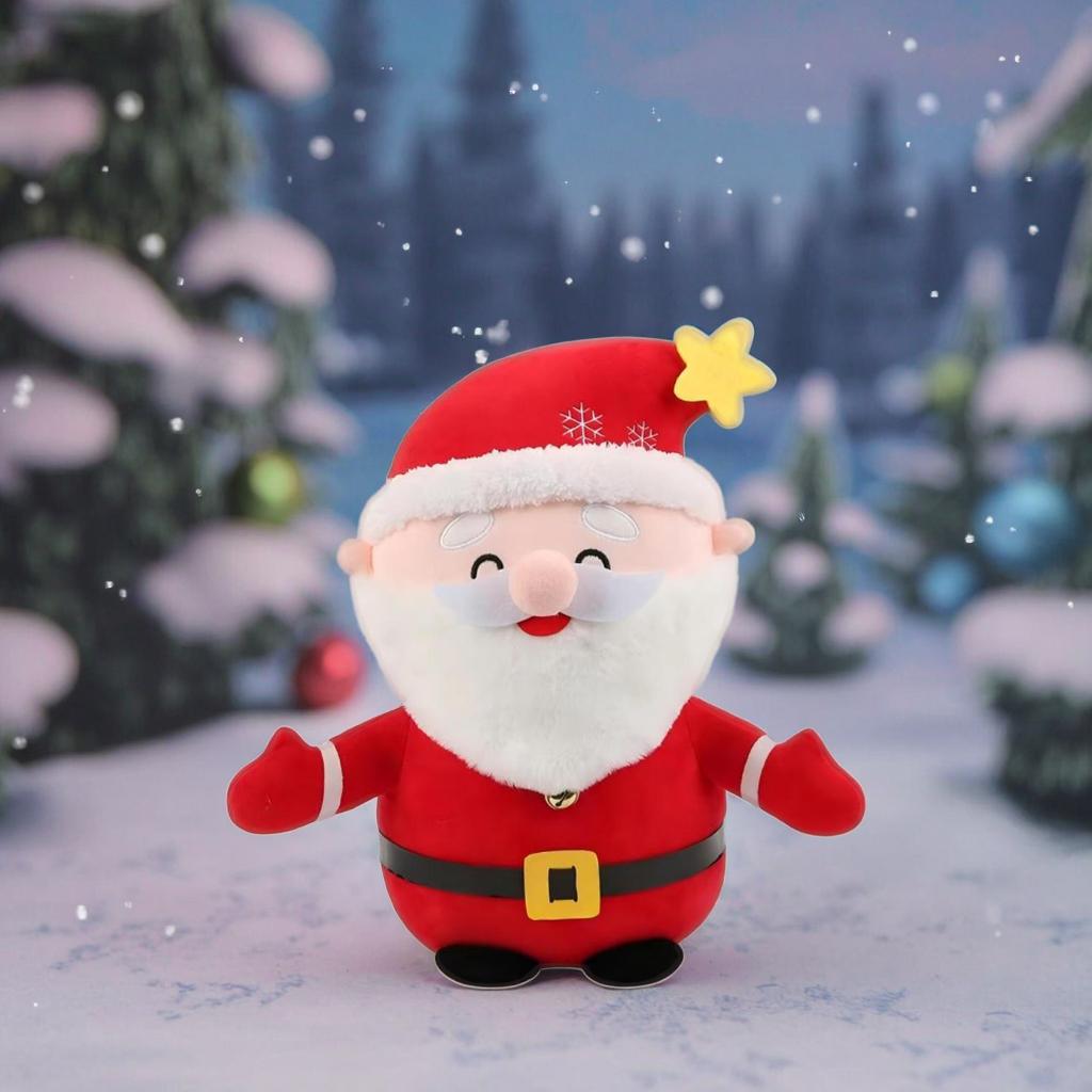 Christmas Series Plush Toy Santa Claus Doll Holiday Limited Edition Christmas Tree Best Partner