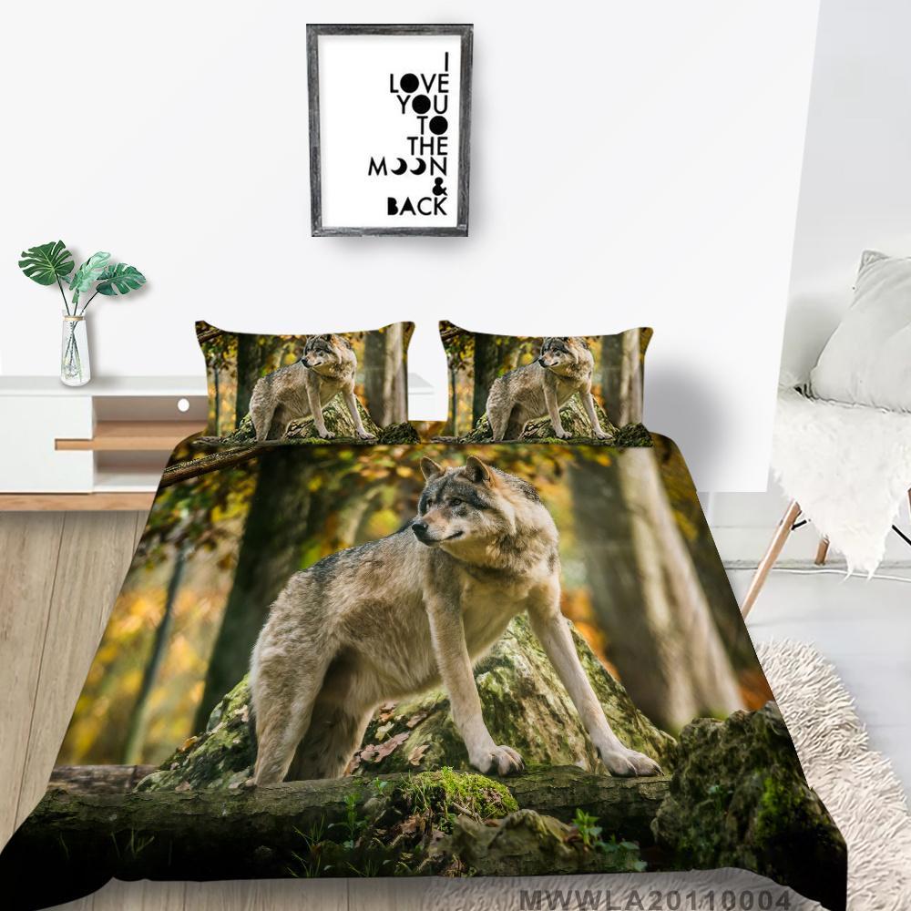 Покрывала для дома, новый модный пододеяльник из микрофибры, крутой волк, подарок для детей, детский пододеяльник