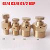 1Pcs 1/8" 1/4" 3/8" 1/2" BSP Manual Exhaust Valve Safety Valve Nozzle Vent Valve Air Release Valve