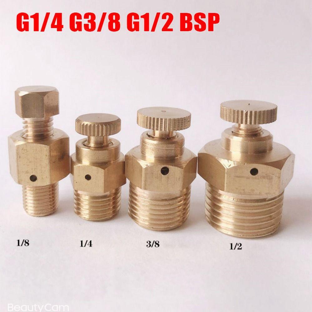 1Pcs 1/8" 1/4" 3/8" 1/2" BSP Manual Exhaust Valve PN 1.6 Mpa Vent Valve New Air Release Valve