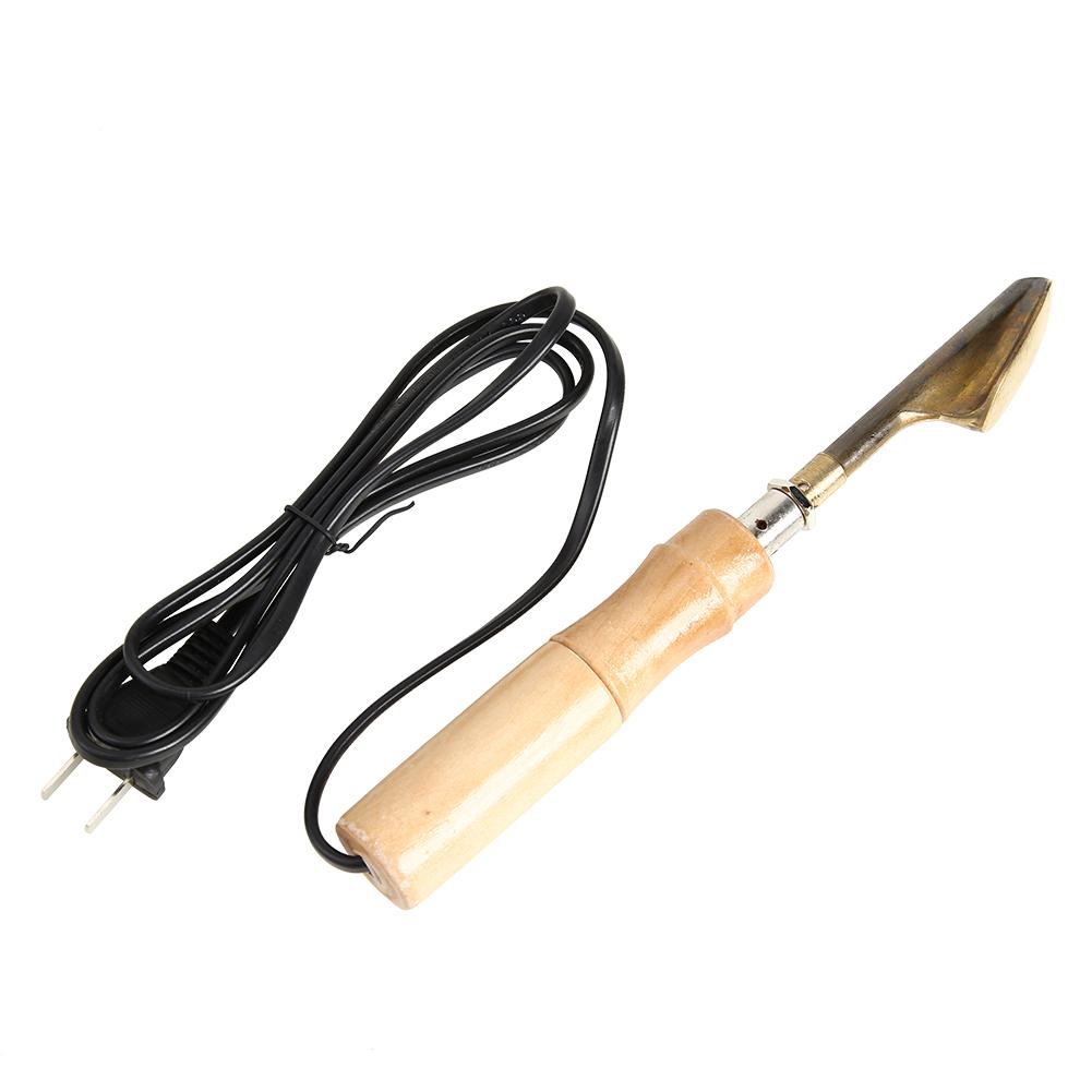Деревянная ручка бытовой электрический утюг кожаная одежда обувь инструмент для удаления складок