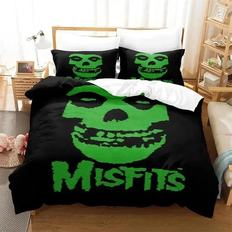 Роскошный Новый 3D Принт The Misfits Гленн Данциг Комплекты постельного белья изысканный набор для кровати пододеяльник комплект постельного белья роскошный подарок на день рождения