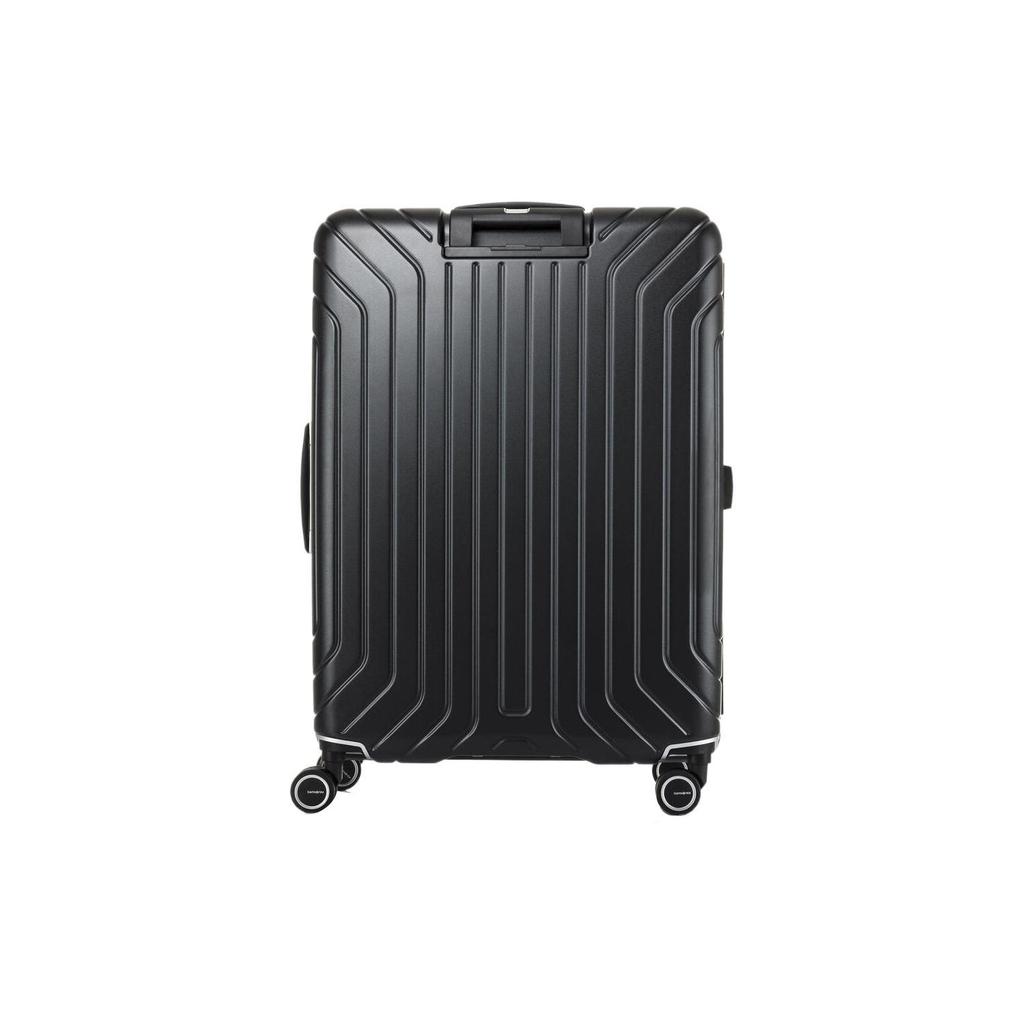 SAMSONITE Пластиковый Дорожный Чемодан Багаж 20 дюймов, 24 дюйма, 28 дюймов Унисекс Черный QA7-090