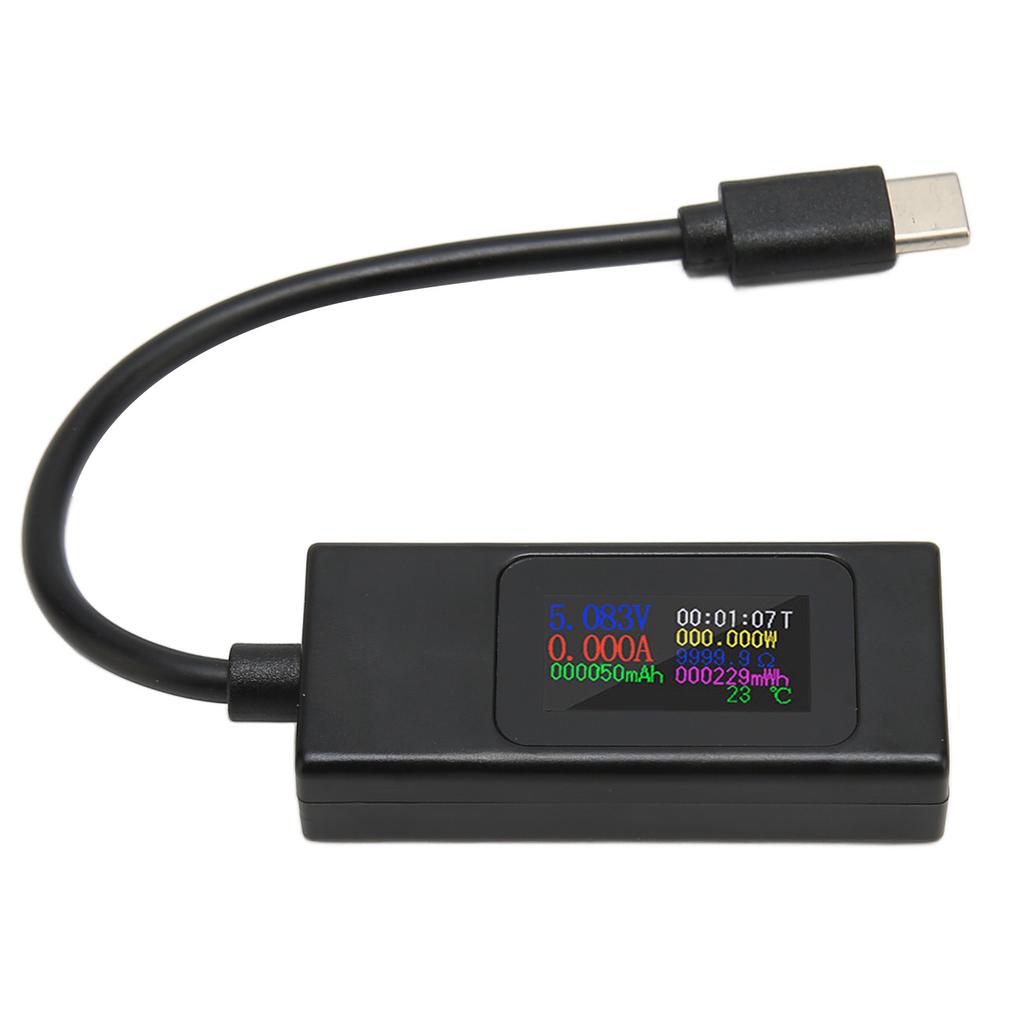 Профессиональный USB-тестер Ток Напряжение Мощность Время Точное измерение Двунаправленный USB C метр