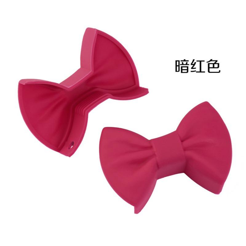 Cartoon Bow Insulation Clip Heat-resistant and Heat-resistant Handle Silicone Pot Ear Cover