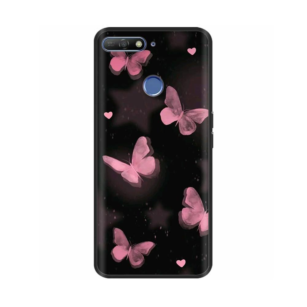 Cute Candy Painted Cover For Huawei Honor 7A Pro Case Soft Silicone Back Cover For Honor 7C Cases Honor7A Pro 5.7" Cases Bumper