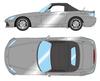 EIDOLON Honda S2000 20-летний юбилей 2020 Moon Rock Metallic Готовая модель EM729C 1/43 (АП2)