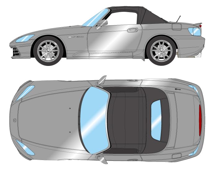 EIDOLON Honda S2000 20-летний юбилей 2020 Moon Rock Metallic Готовая модель EM729C 1/43 (АП2)