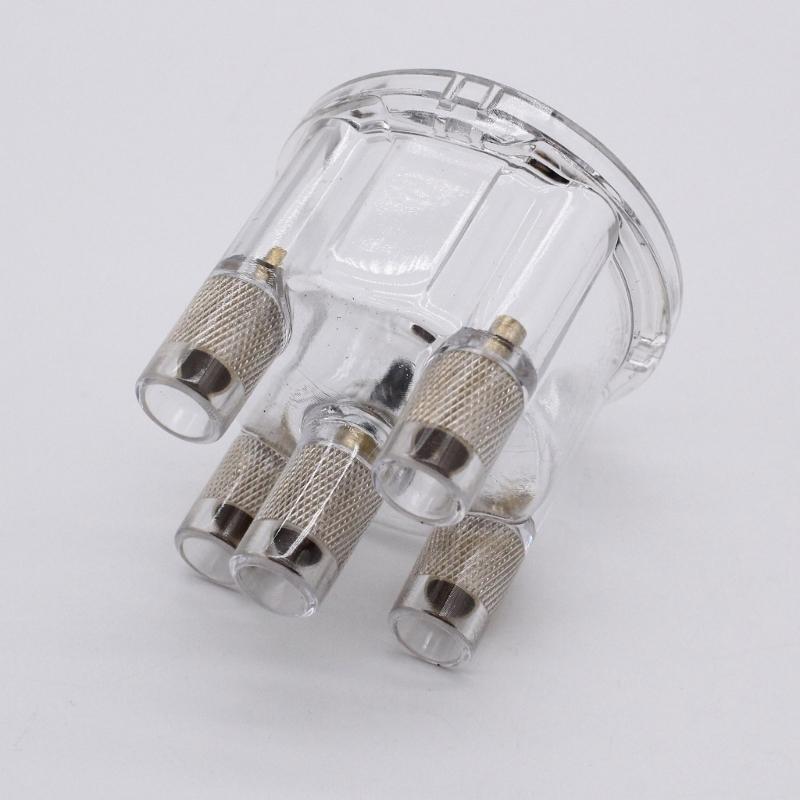 EMPI 8792 009 Крышка распределителя зажигания Верхнее крепление для T1 Универсальные сменные аксессуары Прозрачная водонепроницаемая крышка распределителя зажигания Черная