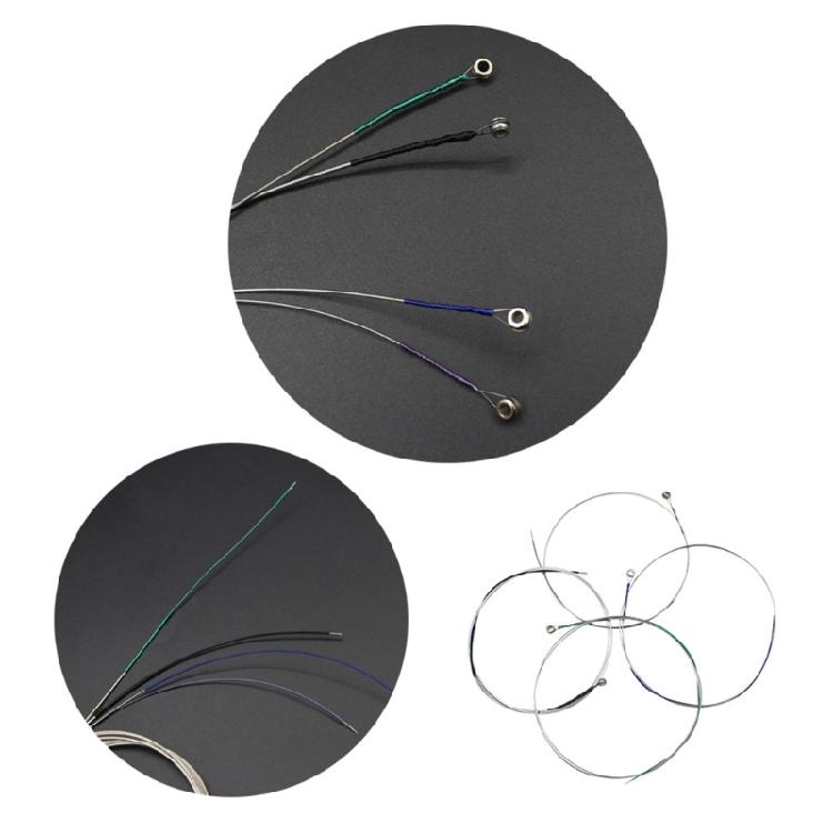 Струны для альта Замена Полный комплект Сердечник из нержавеющей стали Никелированная оплётка Шарик на конце