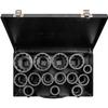 JCB 1" Cr-Mo 12-point Deep Impact Socket Set 14 Pieces