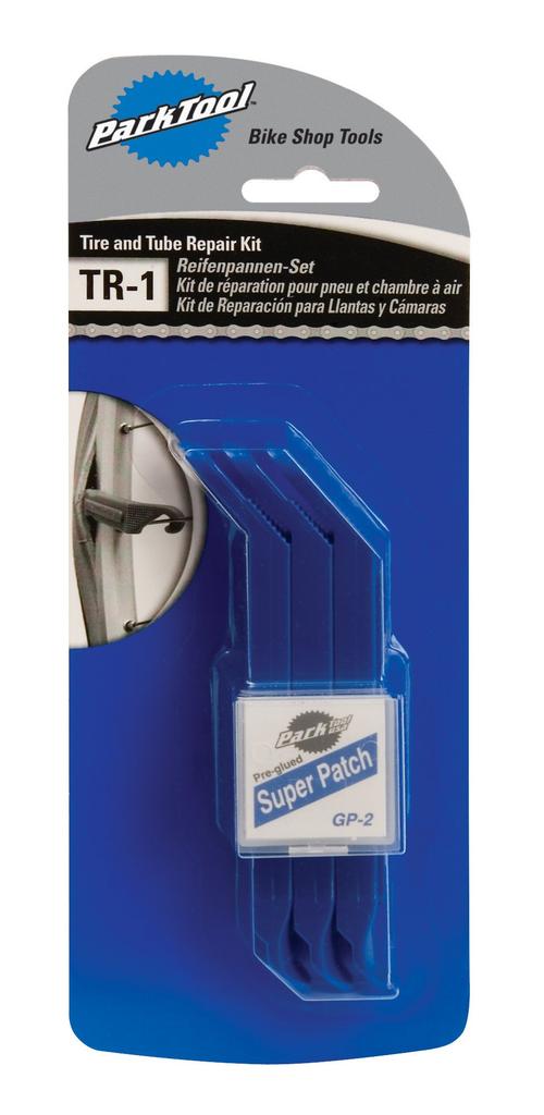 PARKTOOL Набор для ремонта камер и шин TR-1 с 3 монтажками и 6 латками,